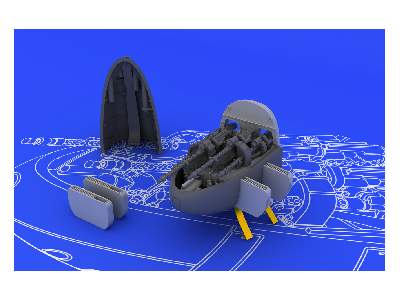 Bf 110E nose guns 1/72 - Eduard - image 4