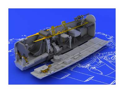 Bf 110E cockpit 1/72 - Eduard - image 3