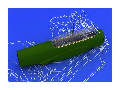Bf 110E cockpit 1/72 - Eduard - image 4