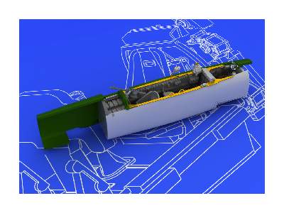 Bf 110E cockpit 1/72 - Eduard - image 5