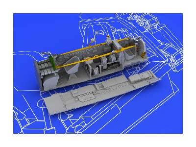 Bf 110E cockpit 1/72 - Eduard - image 6