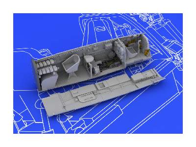 Bf 110E cockpit 1/72 - Eduard - image 7