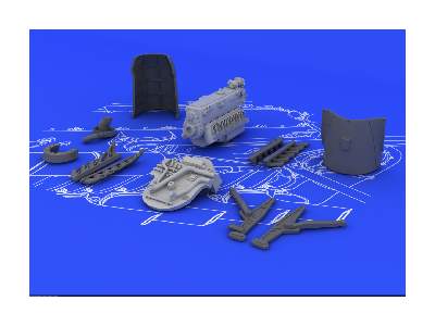 DB 601A/ N for Bf 110C/ D/E 1/72 - Eduard - image 4