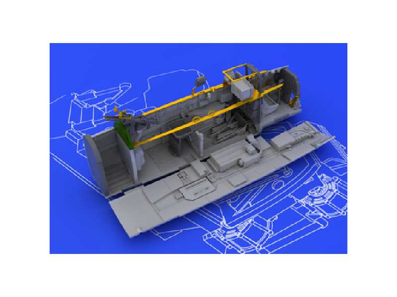 Bf 110G-2 cockpit 1/72 - Eduard - image 1