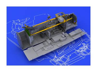 Bf 110G-2 cockpit 1/72 - Eduard - image 3