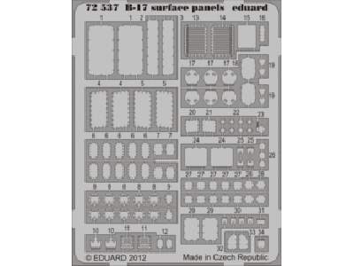 B-17 surface panels S. A. 1/72 - Revell - image 1