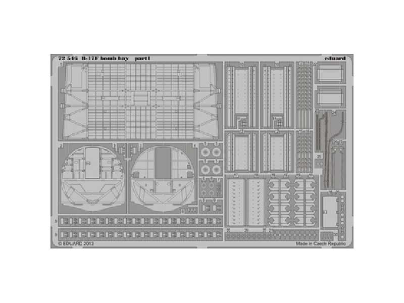 B-17F bomb bay 1/72 - Revell - image 1