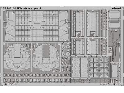 B-17F bomb bay 1/72 - Revell - image 2