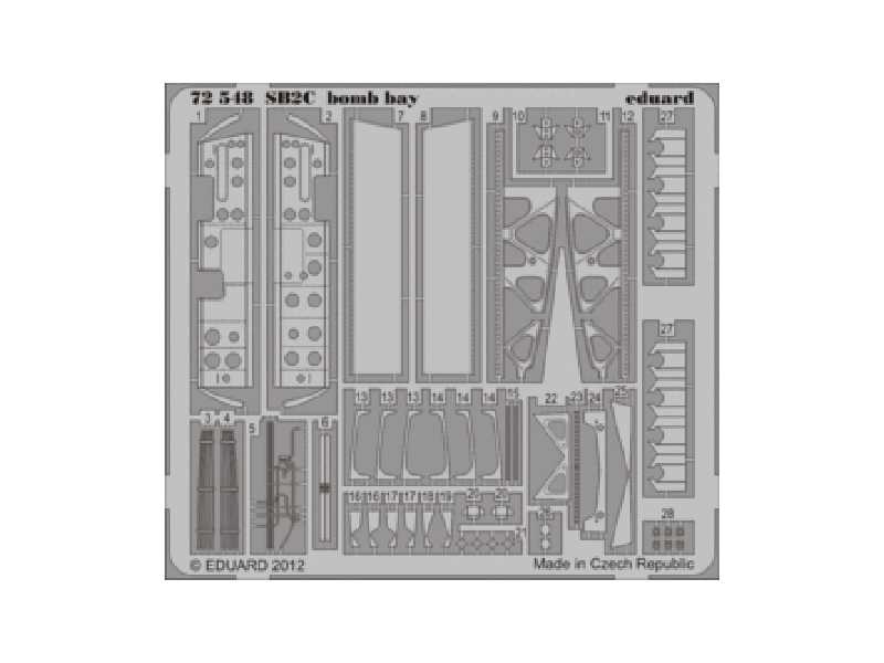 SB2C bomb bay 1/72 - Cyber Hobby - image 1