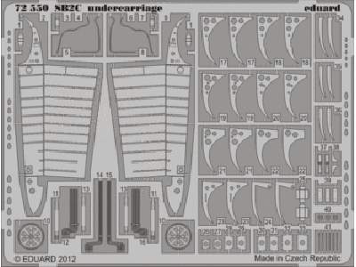 SB2C undercarriage 1/72 - Cyber Hobby - image 1