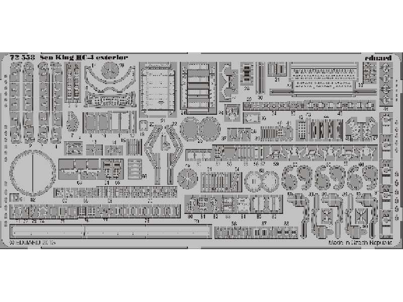 Sea King HC-4 exterior 1/72 - Cyber Hobby - image 1