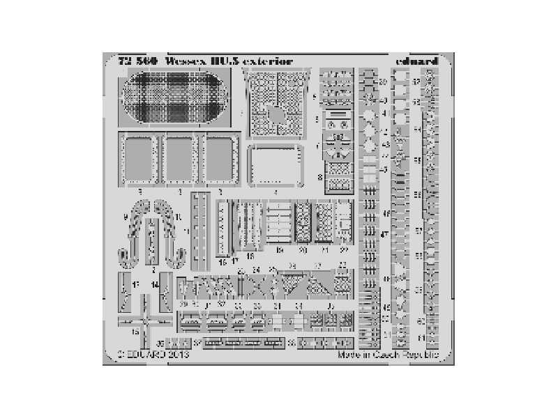 Wessex HU.5 exterior 1/72 - Italeri - image 1