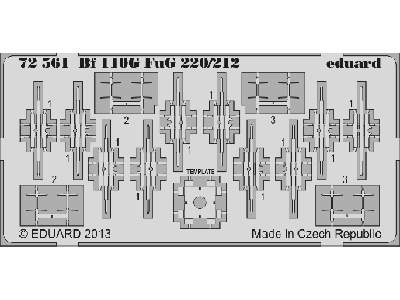 Bf 110G FuG 220/212 1/72 - Eduard - image 1