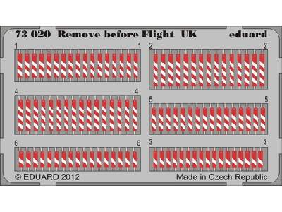 Remove before flight UK 1/72 - image 1