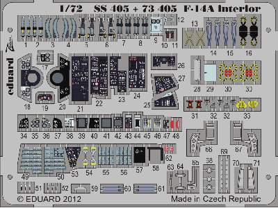 F-14A interior S. A. 1/72 - Hobby Boss - image 2