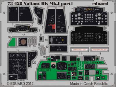 Valiant BK. MK. I interior S. A. 1/72 - Airfix - image 1