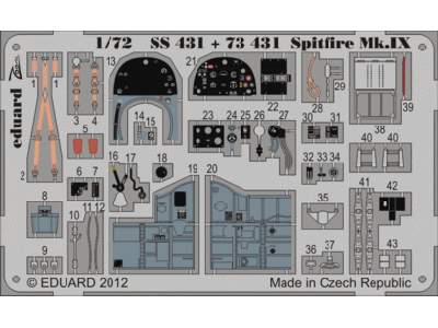 Spitfire Mk. IX 1/72 - Italeri - image 1