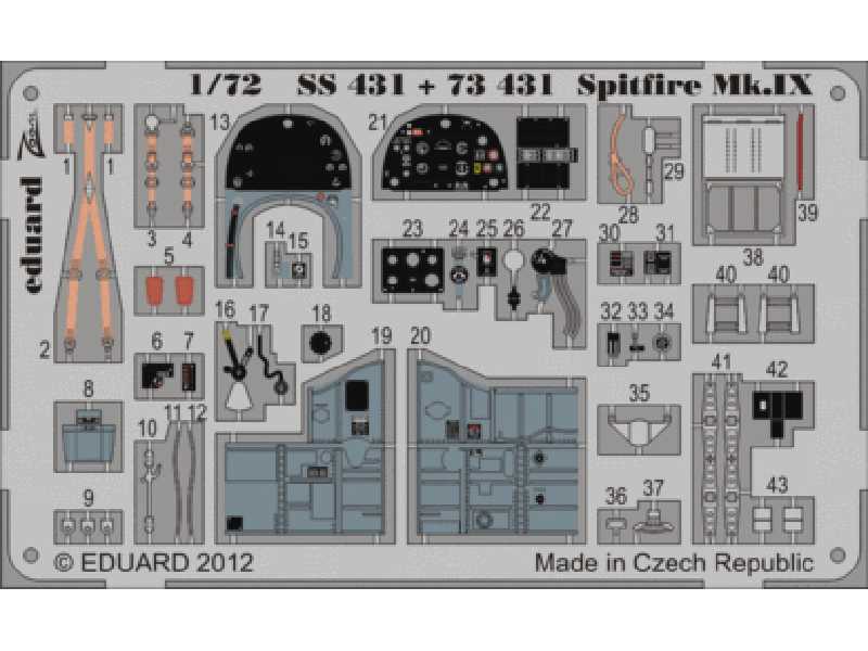 Spitfire Mk. IX 1/72 - Italeri - image 1