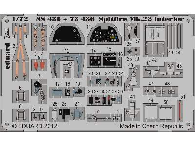 Spitfire F Mk.22 S. A. 1/72 - Airfix - image 2