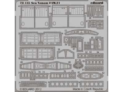 Sea Venom FAW.21 S. A. 1/72 - Cyber Hobby - image 1