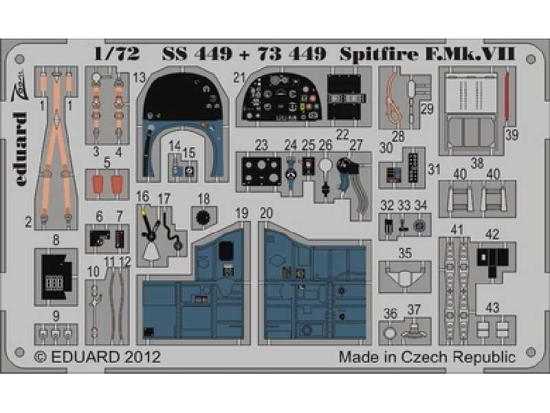 Spitfire F. Mk. VII 1/72 - Italeri - image 1