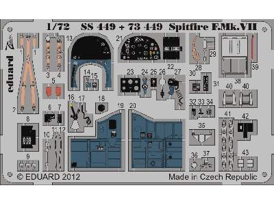 Spitfire F. Mk. VII 1/72 - Italeri - image 2