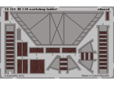 Bf 110 workshop ladder 1/72 - image 1