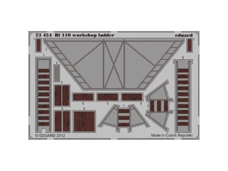 Bf 110 workshop ladder 1/72 - image 1