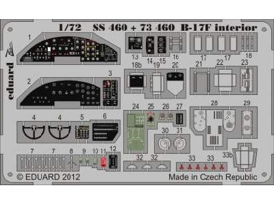 B-17F interior S. A. 1/72 - Revell - image 1