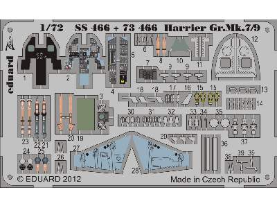 Harrier Gr. Mk.7/9 S. A. 1/72 - Revell - image 2