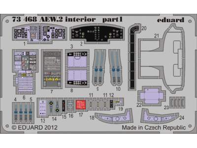 Sea King AEW.2 interior S. A. 1/72 - Cyber Hobby - image 1