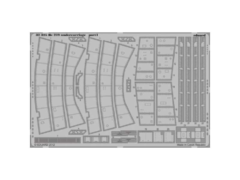 He 219 undercarriage 1/32 - Revell - image 1