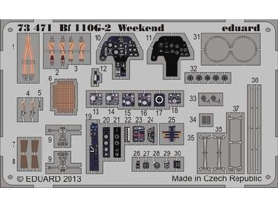 Bf 110G-2 Weekend 1/72 - Eduard - image 1