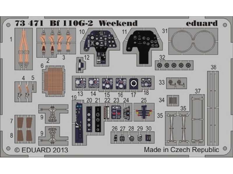 Bf 110G-2 Weekend 1/72 - Eduard - image 1