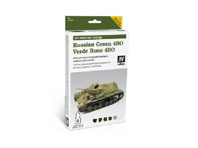 AFV Russian Green 4BO - AFV Painting System - 6 pcs. - image 1