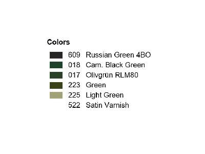 AFV Russian Green 4BO - AFV Painting System - 6 pcs. - image 2