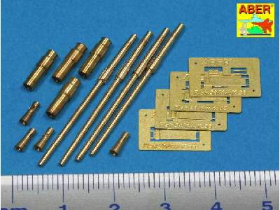 Set of 4 German 2cm L/65 gun barrel for Flakvierling 38 - image 1