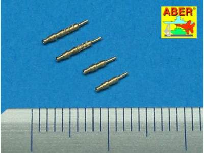 Set of 4 barrels tips for German 7,92 mm MG 17 aircraft machine - image 1