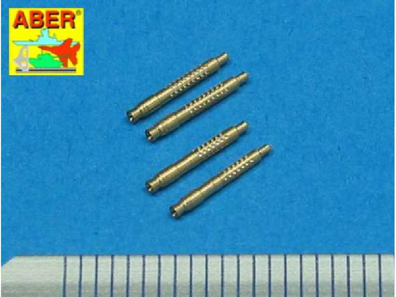 Set of 4 barrel tips for German 13 mm MG 131 aircraft machine g. - image 1