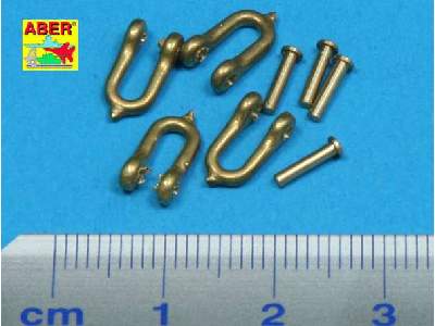 Early model Shackle for Pz.Kpfw.VI Tiger Ausf.B x4pcs - image 1