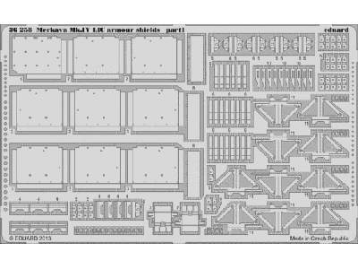 Merkava Mk. IV LIC armour shields 1/35 - Academy Minicraft - image 1