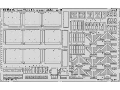 Merkava Mk. IV LIC armour shields 1/35 - Academy Minicraft - image 2