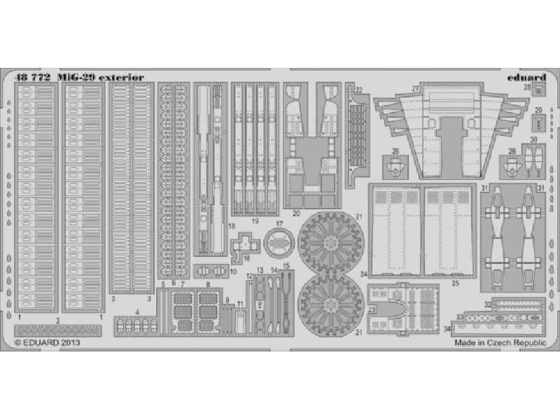 MiG-29 exterior 1/48 - Great Wall Hobby - image 1