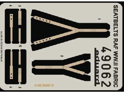 Seatbelts RAF WWII FABRIC 1/48 - image 3