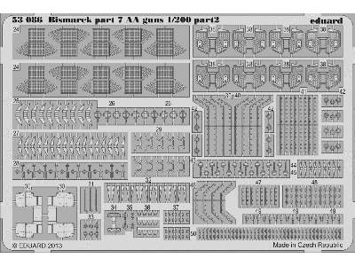 Bismarck part 7 - AA guns 1/200 - Trumpeter - image 3