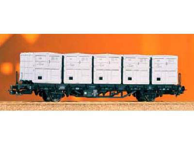 Flat Wagon w/Container - image 1