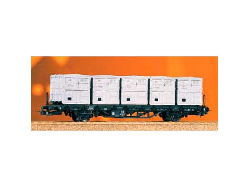 Flat Wagon w/Container - image 1