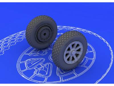 F6F wheels 1/48 - Eduard - image 2