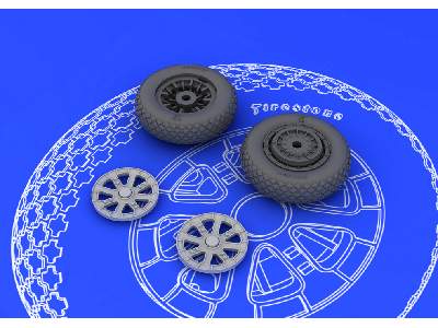 F6F wheels 1/48 - Eduard - image 4