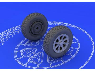 F6F wheels 1/48 - Eduard - image 5